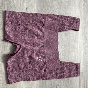 Maroon vital seamless gymshark leggings